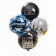 A set of balloons "dad", foil, 4 pcs.