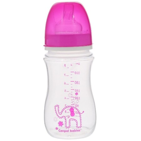 A bottle of feeding PP EasyStart Anticolus, wide throat, 240 ml, from 3 months, color mix