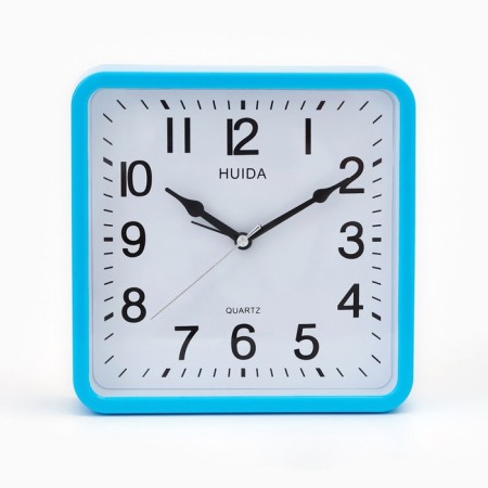 Clock - desktop alarm clock, with a suspension, 15 x 15 cm, aa