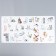 Sticking plastic interior color "English alphabet in pictures" 30x60 cm
