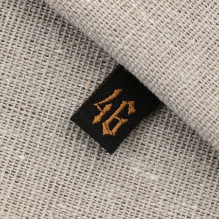 Textile strip "46", 4.6 x 1 cm
