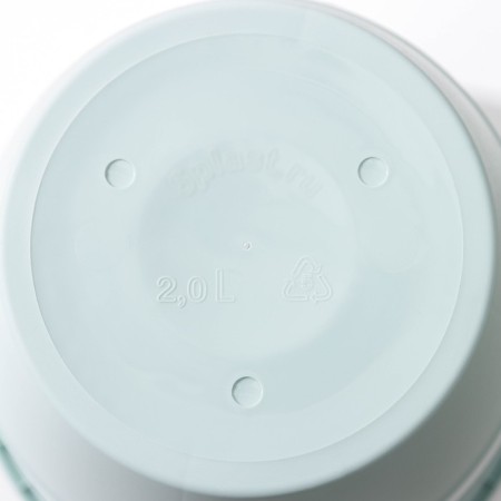 Pot for flowers with the pallet "Venice", 2 l, d = 16 cm, mint color-3