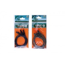 Cutting, soft, with a cone and clip, black color, 3 pcs.