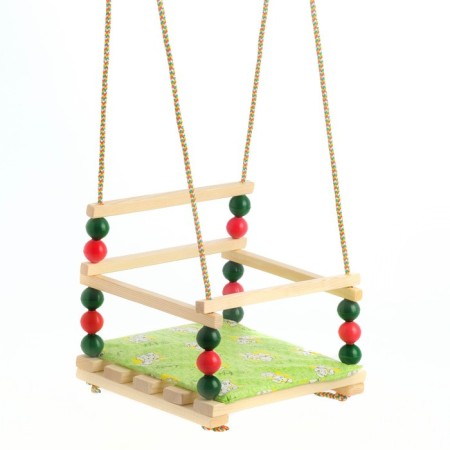 Suspended armchair for a playing site with a soft seat, "breeze", seat 34x28 cm