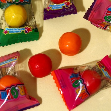 Chewing gum "amulet" in a glass, 28 g.-1