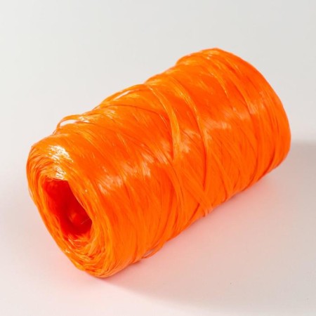 Yarn "for knitting washcloths" 100% polypropylene 400m/100 ± 10 g in the shape of a cylinder (fox)-1