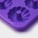 Baking uniform “Cupcake”, silicone, 26 × 18 × 3.5 cm, 6 cells (7.5x7.5x2.5 cm), lilac color