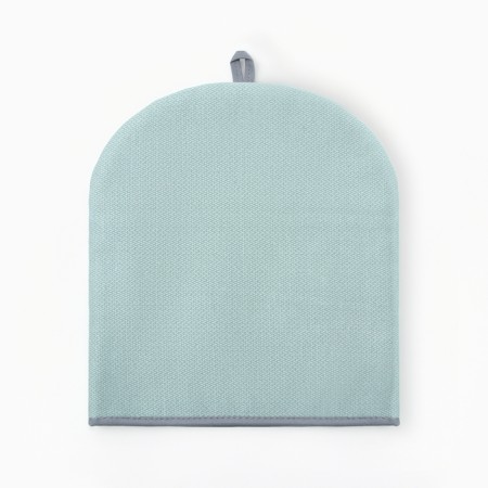 Грелка на чайник Этель Home collection green 28х28см, 61%лён, 39%хл-4