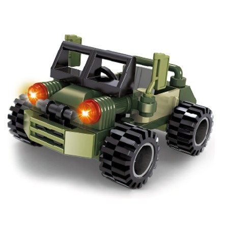 Designer Army "Assault jeep", 36 parts, in a package-2