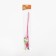 Domestico-a figure "color mouse", 32 cm, white/green mouse on a pink handle