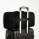 Road bag with lightning, external pocket, suitcase holder, long belt, black color