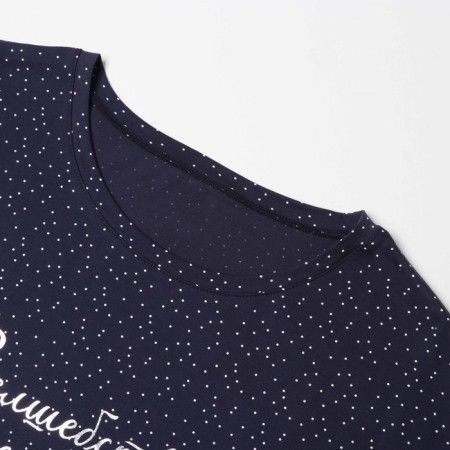 Night shirt female, blue color, size 56 (4xl)-4
