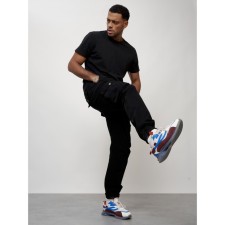 Cargo jeans, size 44-46, black color