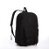 School backpack from textiles with a zipper, 4 pockets, black color