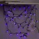 Garland “thread” 10 m with nozzles “balls 1.5 cm”, IP44, dark thread, 100 LED, purple purple, 8 modes, 220 V