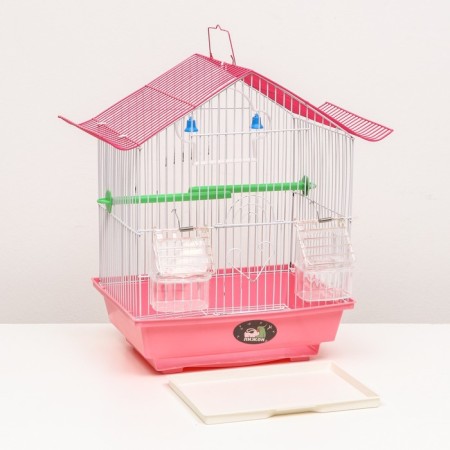 Poultry cell equipped BD-1/1D, 30 x 23 x 39 cm, pink-5