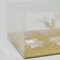 Box for the captake “Believe in Dream”, gold, 16 x 16 x 11.5 cm, New Year