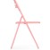 Fold plastic stool, metal/plastic, pink/pink 43x46x81 cm