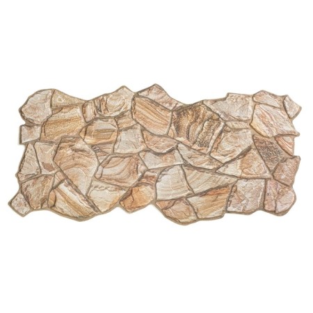 PVC panel Stones, brown sandstone, 980x480mm.