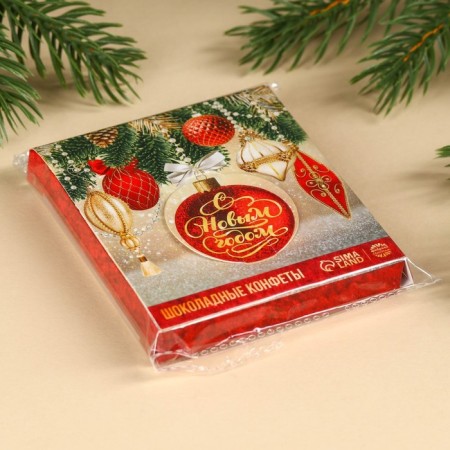 Dairy chocolate in the sticks “Happy New Year” in the box, 60 g (4 pcs. X 15 g).-4