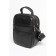 Bag Cross-Body Men, genuine leather de-gosa black, 16x10x21 cm