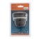 Bottom valve ACCOONA A482F, 1 1/4 ", button, black