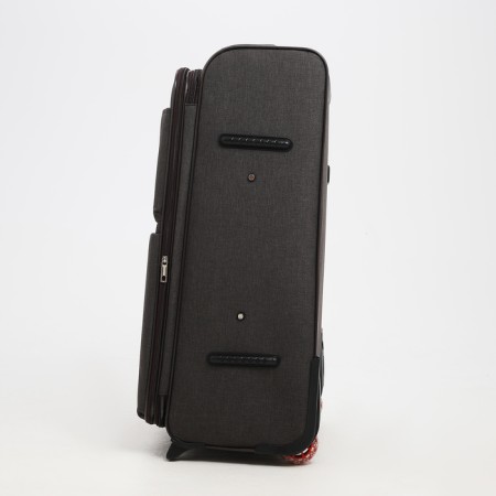Big suitcase 28 ", a lightning department, code castle, 3 wheels, 2 outer pockets, brown color-2