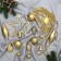 Set of jewelry plastic 50 pcs "Andromeda" gold