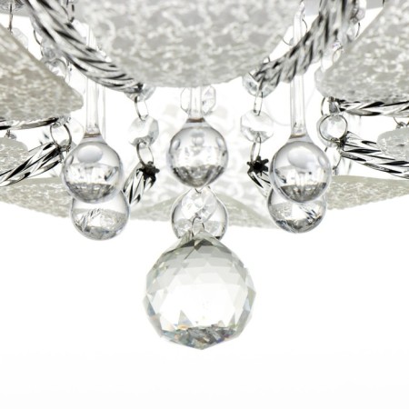 Svetogor chandelier "Zvezda" 4x60W E27 LED lighting chrome 40x40cm-10