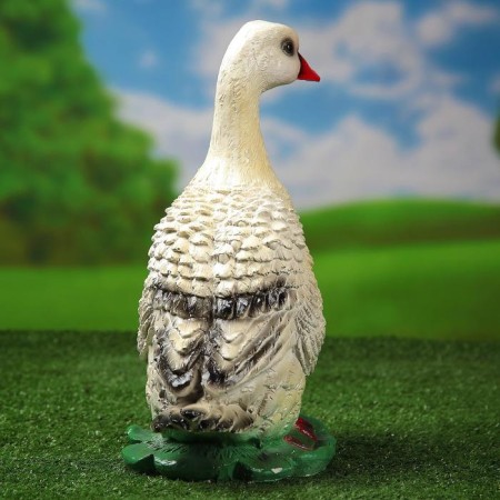 Garden figure "Duck" Belaya, 37x22cm-2