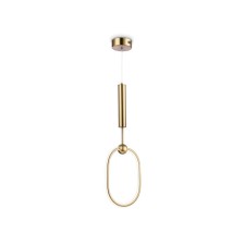 Светильник светодиодный подвесной с пультом Ambrella light, Line, FL10578, LED, 56 Вт, 4200Lum, 3000-6400К, цвет латунь