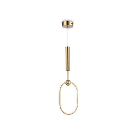 LED LED suspended with a remote control Ambrella Light, Line, FL10578, LED, 56 W, 4200LUM, 3000-6400K, Brass color