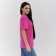 Female T-shirt, pink color, ONE SIZE (42-46)