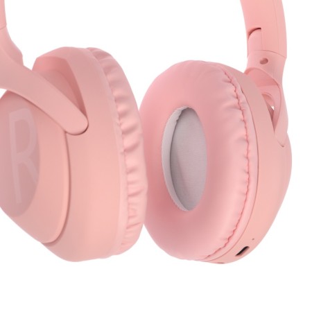 Headphones MZ300, wireless, full -size, microphone, BT 5.3, 400 mAh, pink-4