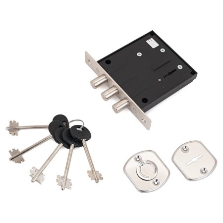 The locking lock without pens "Balashikha" ZV8 842.0.0 5 cl. TRIRIGE. used-1