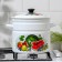 Cylindrical pan, 10 l, enameled cover, induction, sample mix