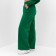 Women's costume (sweatshirt/pants), green color, size 50