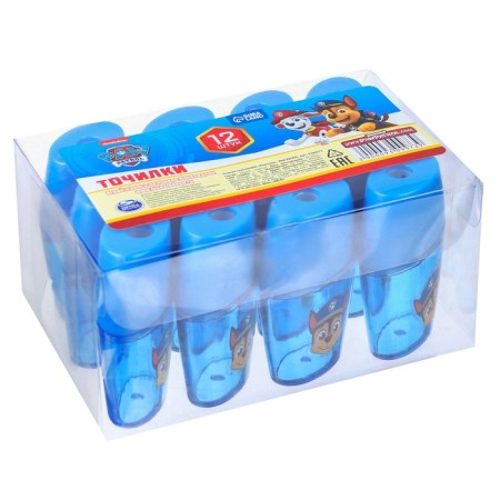 Plastic sharpener, blue, puppy patrol-1