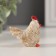 Souvenir Polystone "White Cockerel" mix 5x3x3.3 cm