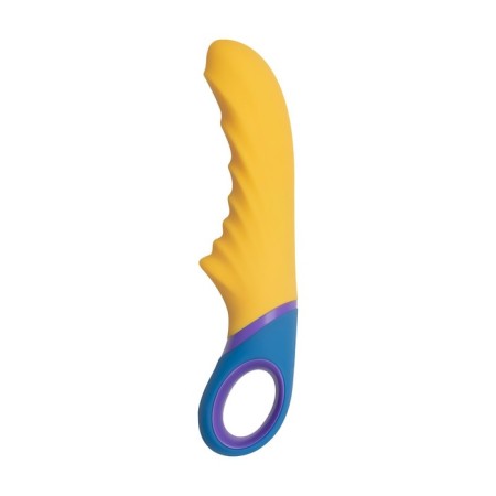 Unrealistic vibrator PMV Tone G-Spot, silicone, yellow, 23 cm-1