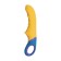 Unrealistic vibrator PMV Tone G-Spot, silicone, yellow, 23 cm