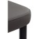 Stool on a metal frame Neli Metal/Eco -leather, Black/Gray 48x61x90 cm