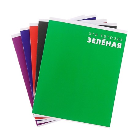 Notebook of 48 sheets in Calligrata cage "This is a notebook..", the cover coated cardboard, an offset unit, mix-2