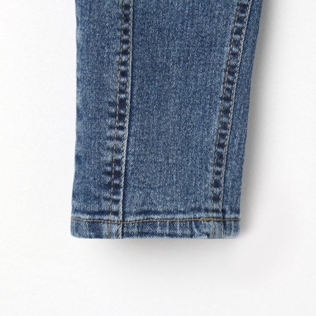 Полукомбинезон для девочек, цвет синий, рост 92см-2