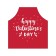 Apron of a kitchen with a photo print "Valentine's Day", adjustable, size OS