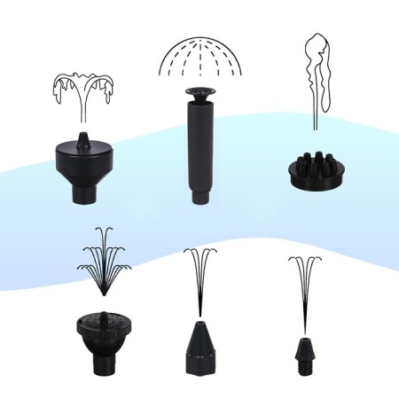 Garden Fountain HJ-1843, 40 W, h = 2.5 m, 1800 l/h, cable 5 m-2