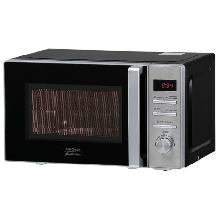 Microwave oven Krona Quantum 44 BL/IX, 800 W, 20 l, 8 modes, black-gray-1