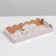 Cookie box, confectionery packaging with PVC lid, “March 8”, 10.5 x 21 x 3 cm