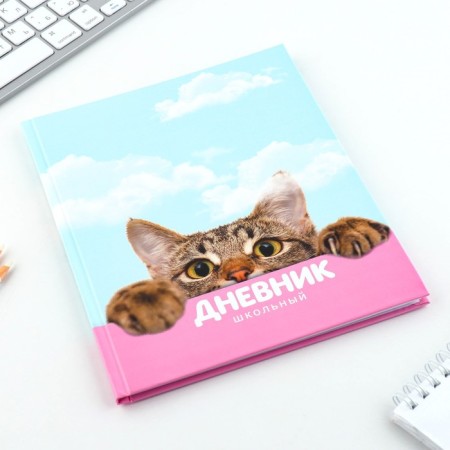 School Diary 1-11 Grade Universal “September 1: Kitik”, solid cover 7BC, glossy lamination, 40 sheets-1