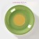 Tea couple ceramic shares "sunflower", 2 items: a cup 200 ml, a saucer d = 14.5 cm, green color